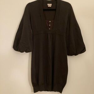 Karen Millen Deep Brown Midi Dress